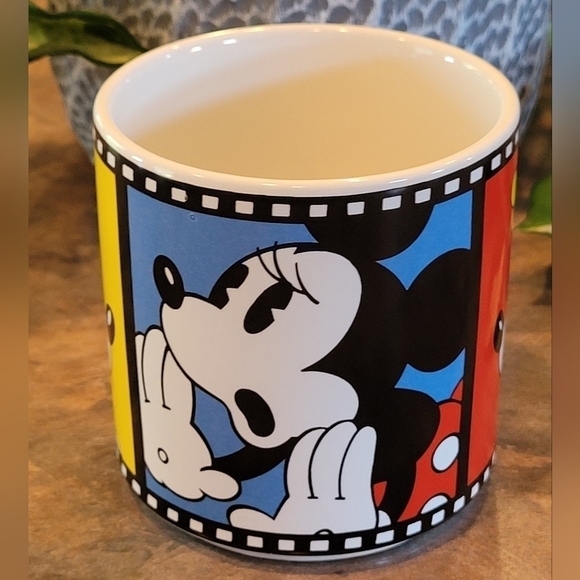 DISNEY Vintage Mickey Mouse Film Strip Coffee Mug, Disney Japan - Picture 2 of 10